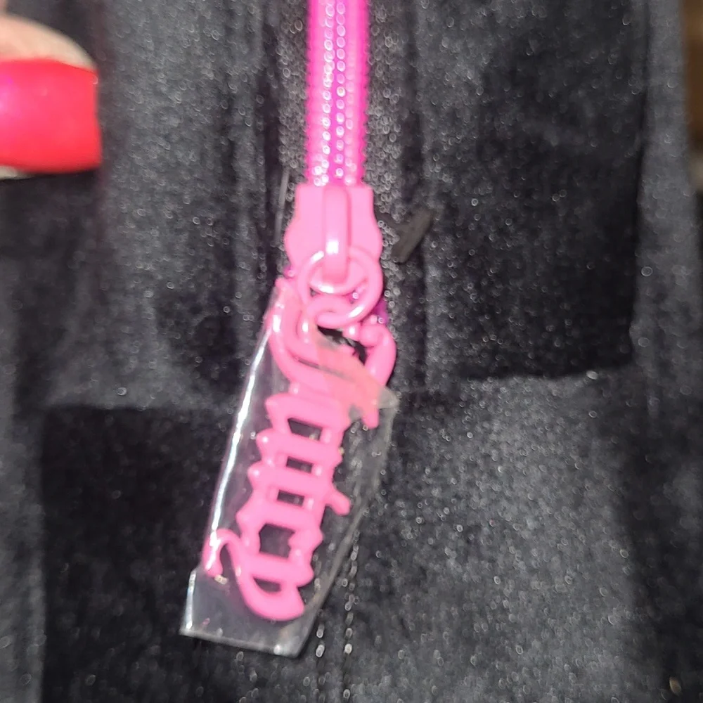 Juicy Couture Black and Pink Women's Bag